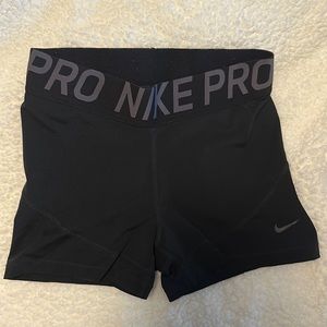 Nike pro spandex shorts